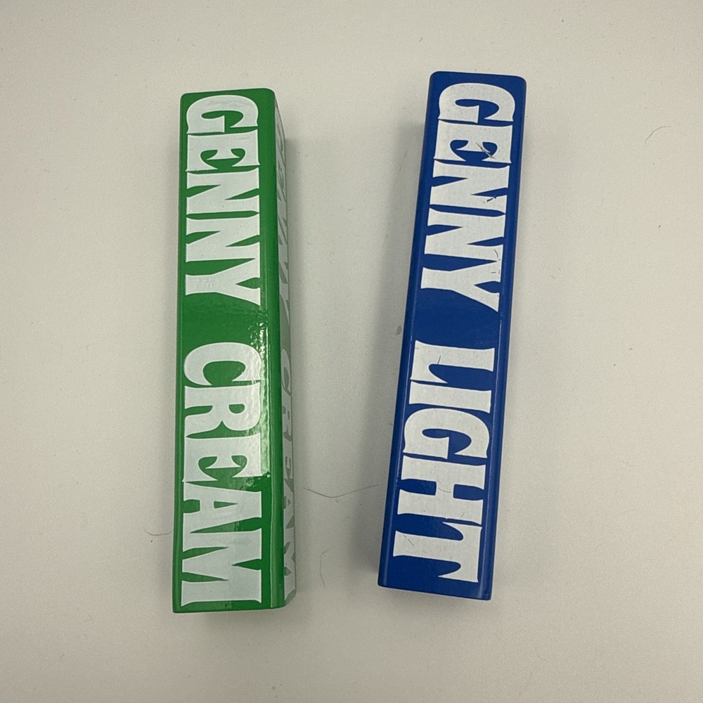 Genny light And Genny Cream Ale  Taps. 5"